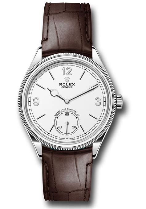 Rolex 1908 watch: 18 kt white gold 